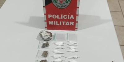 PM apreende adolescente de 17 anos com cocaína e maconha no Centro de Brejo do Cruz