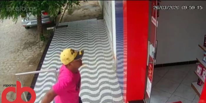 Assalto à farmácia movimenta a área policial na cidade de Santa Cruz, no Sertão; Imagens