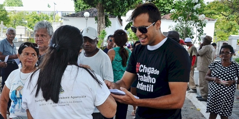 Prefeitura de João Pessoa realiza ação de sensibilização contra o trabalho infantil