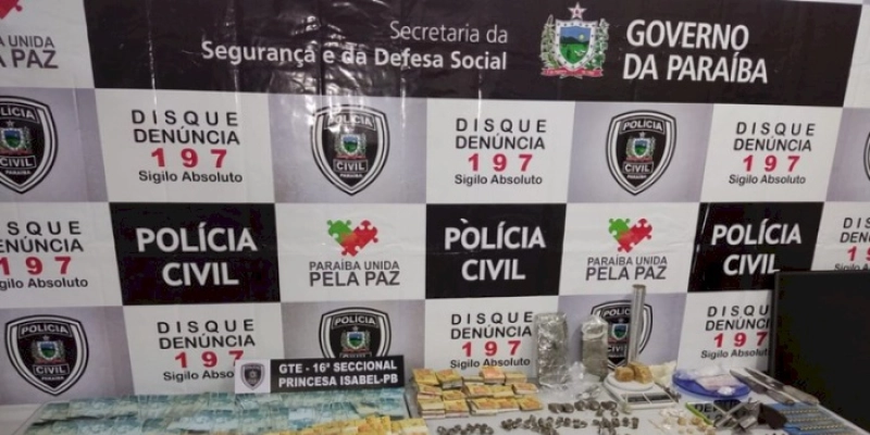 GTE prende, no Sertão, trio investigado por tráfico de drogas, associação para o tráfico e posse ilegal de arma de fogo