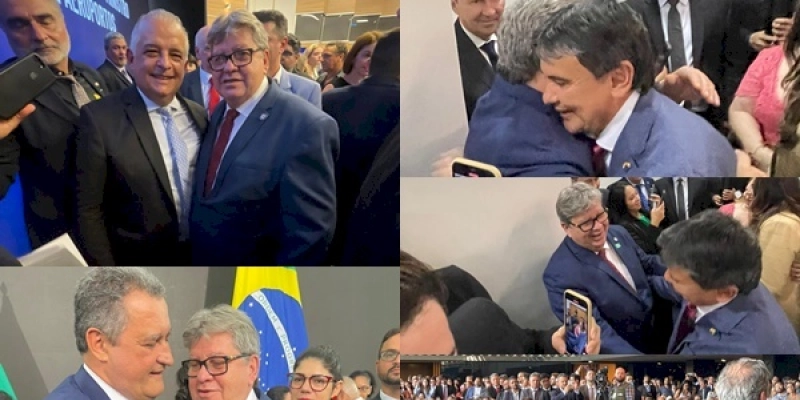 João Azevêdo prestigia posses de cinco ministros e destaca importância do diálogo com o governo federal