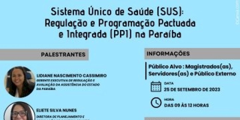 Inscrições para webinário sobre regulação no SUS ocorrem até esta sexta