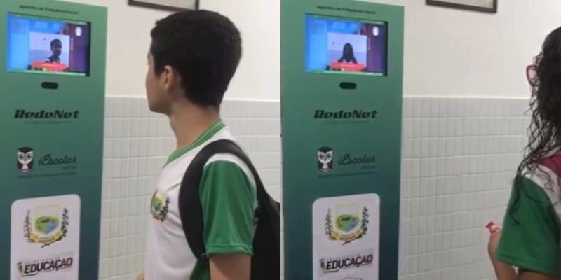 Após implantação do sistema solar nas escolas, alunos passam por reconhecimento facial, medida de segurança adotada pela prefeitura de Marizópolis 