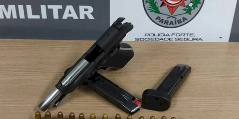 Polícia Militar apreende arma de fogo durante Operação Zero Álcool