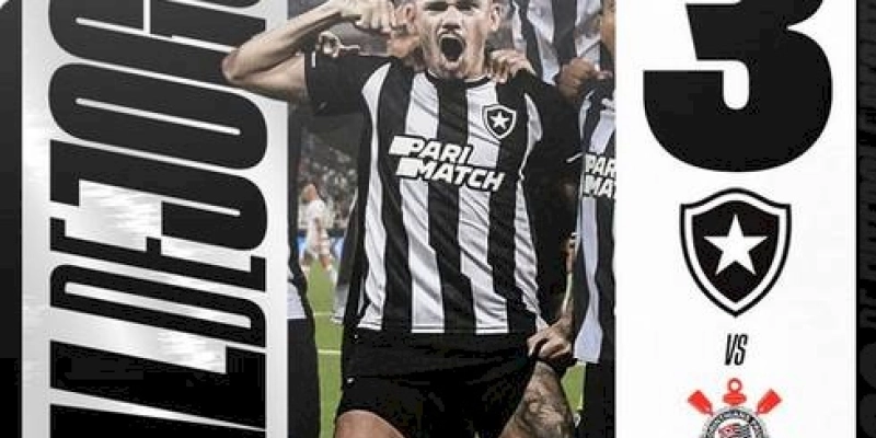 Com dois de Tiquinho, Botafogo vence e reassume a ponta do Brasileiro