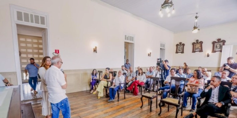 Cícero Lucena participa de debate sobre o Centro Histórico na Associação Comercial da Paraíba