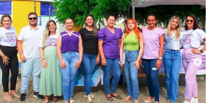 Em São Francisco, Secretaria de Saúde realiza ação em alusão ao Janeiro Roxo e Janeiro Branco