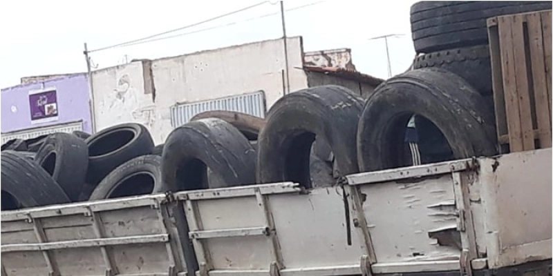 Para evitar a proliferação do mosquito da Dengue, Prefeitura de Sousa retira 18 toneladas de pneus das ruas