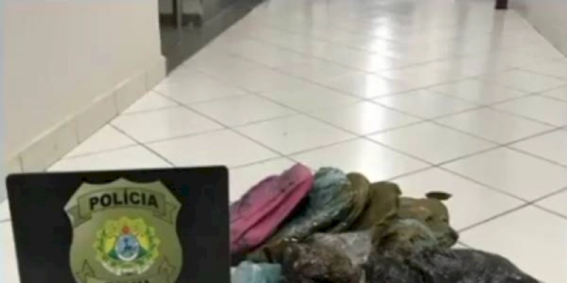 10 kg de cocaína são apreendidos com casal de paraibanos quando embarcava para Cuiabá