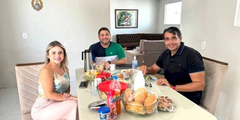 André Gadelha visita Grupo do Peixe, e anuncia apoio a pré-candidatura a Prefeito de Júnior em Marizópolis 