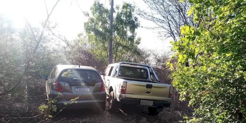 GTE recupera em Cajazeiras carros roubados de propriedade rural de São João do Rio do Peixe 