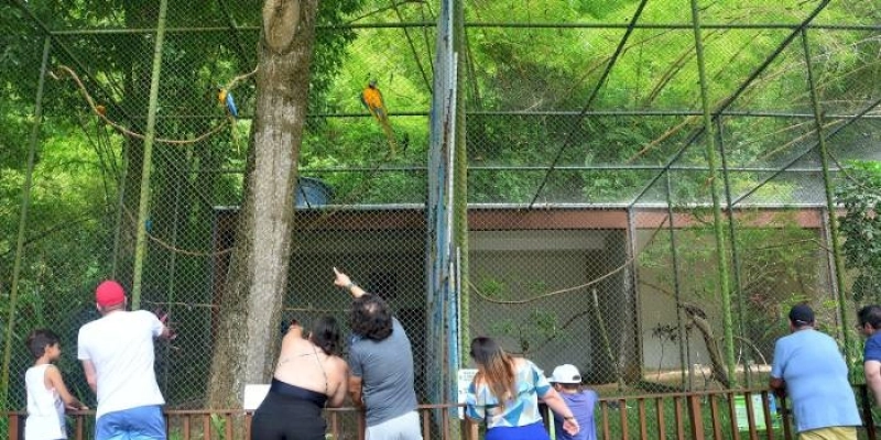 Parque Zoobotânico Arruda Câmara é opção de lazer para as famílias durante o feriadão