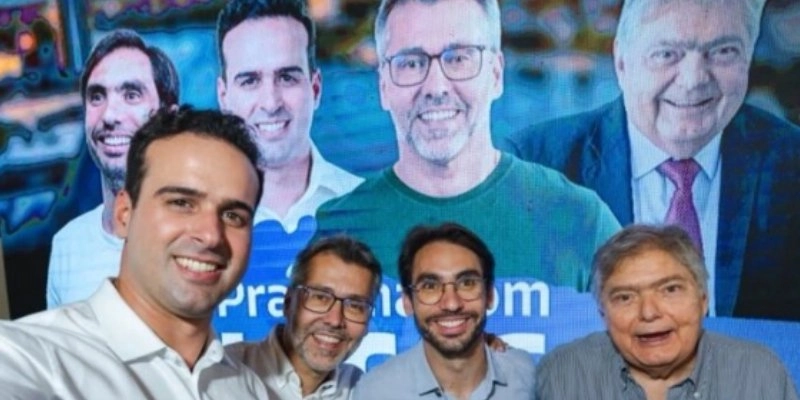 Adversários em Sousa, aliados no Estado: Gadelhas e Helder Carvalho sobem no mesmo palanque por Lucas