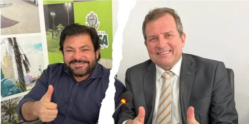Prefeito Fábio Tyrone critica neutralidade de Zenildo Oliveira e coloca vice-prefeito "no saco"