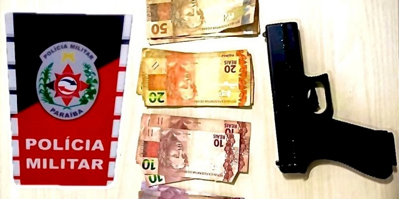 Polícia prende suspeito de assaltos a estabelecimentos comerciais em Cajazeiras