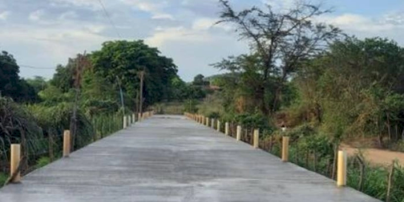 Reforma da passagem molhada da comunidade do Sítio Bonfim, em Vieirópolis é concluída