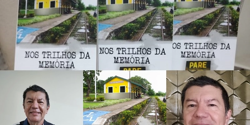 Jornalista e policial penal Josélio Carneiro de Araújo lança dia 31 na API livro Nos Trilhos da Memória – pare, olhe, escute