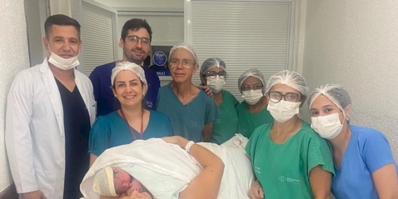 Nasceu na manhã de hoje o primeiro Bebê de 2024 no Hospital Regional de Sousa 