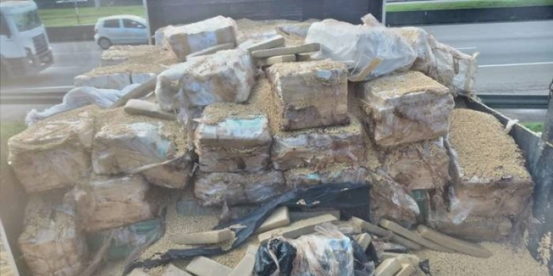 Polícia Federal e PM/SP apreendem 3.950 quilos de maconha