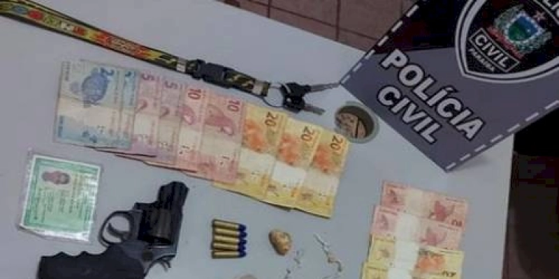 Ação da Polícia Civil prende dois investigados por tráfico de drogas, e apreende material ilícito