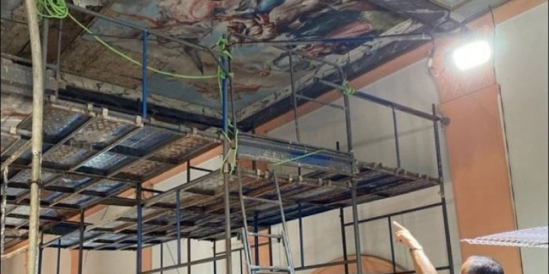 Obras de restauração na nave da igreja matriz do município de Areia serão concluídas em julho