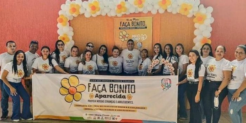 Caminhada é realizada nas principais Ruas de Aparecida contra a violência, o abuso e exploração sexual infanto-juvenil