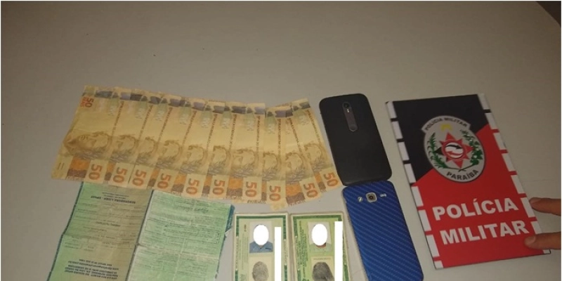 Trio de suspeitos é preso com notas falsas nesta segunda-feira na Paraíba