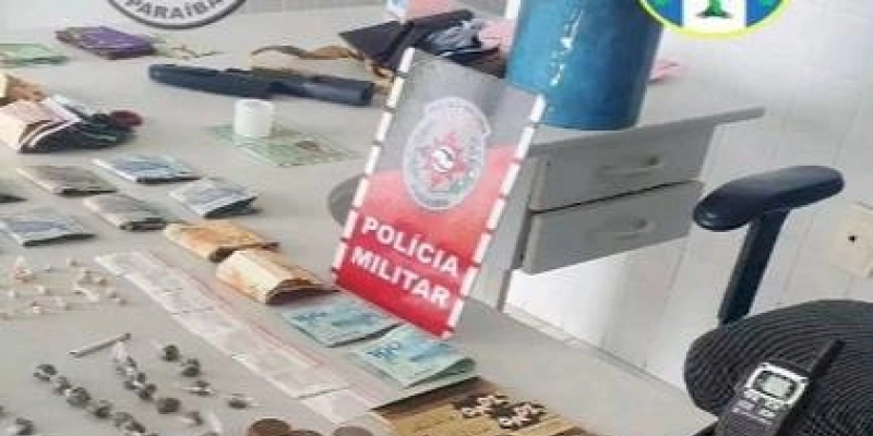 OPERAÇÃO FESTAS JUNINAS: Polícia Militar prende suspeito com drogas e dinheiro