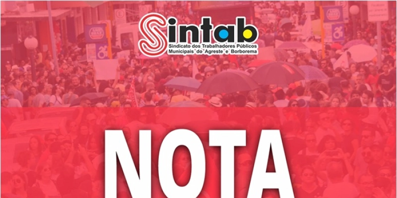 Sintab se pronuncia sobre Operação Famintos