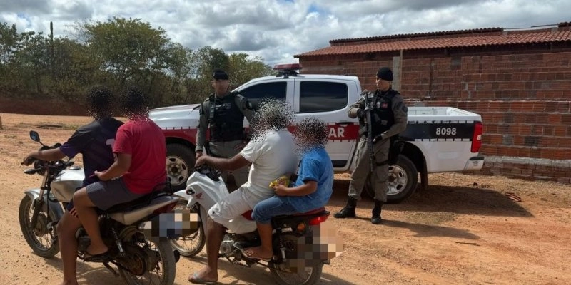 Patrulha Rural do 14º Batalhão garante segurança dos cidadãos em tora a área da unidade policial, durante o final de semana  