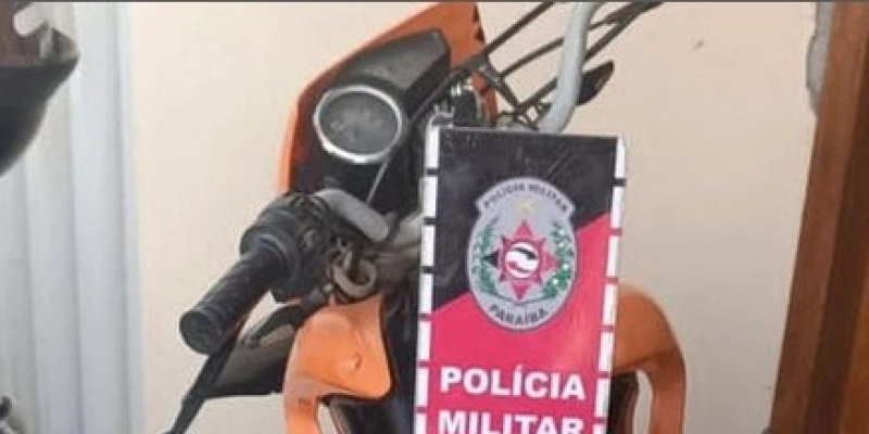 Polícia Militar apreende motocicleta com sinais de adulteração, no Sertão