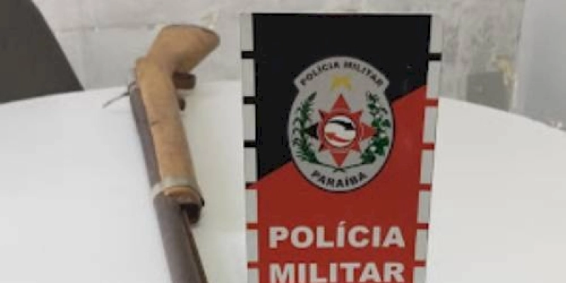 Policiais Militares apreendem arma de fogo durante patrulhamento na Zona Rural de Sousa