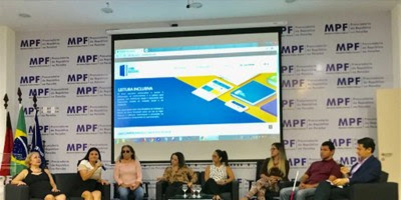 MPF na Paraíba apresenta Portal do Livro Acessível para pessoas com deficiência visual
