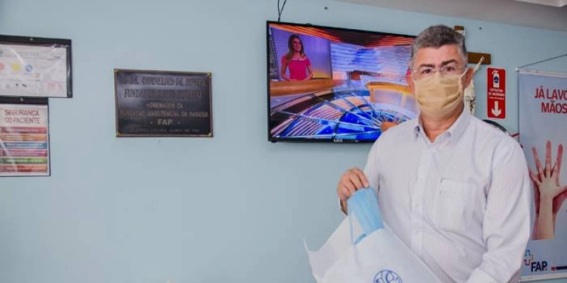 Assembleia inicia distribuição de máscaras e entrega 20 mil unidades ao Hospital da FAP em Campina Grande