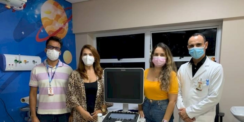 Projeto Amar entrega aparelho de ultrassonografia ao Hospital Metropolitano