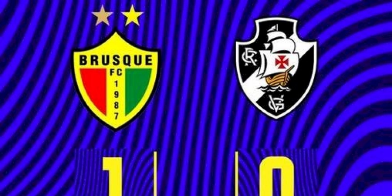 Vasco perde para Brusque em jogo no qual teve dois gols anulados