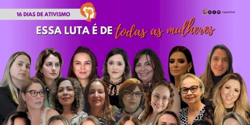 Ministério Público adere à campanha dos 16 dias de ativismo pelo fim da violência contra mulheres