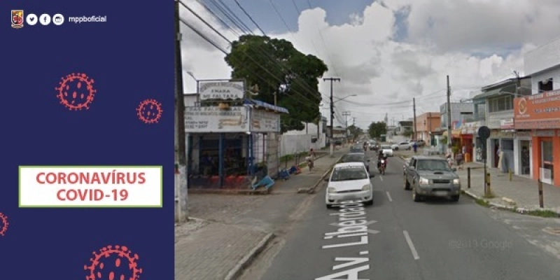 MP recomenda que Prefeitura de Bayeux só autorize funcionamento do comércio permitido para bandeira vermelha