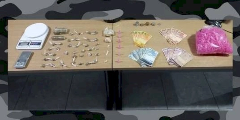 Policiais da ROTAM prendem homem com drogas no interior da Paraíba