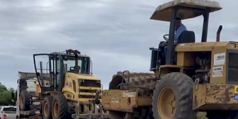 Começa o trabalho de balizamento para asfaltar o acesso ao Assentamento Juazeiro em Marizópolis 