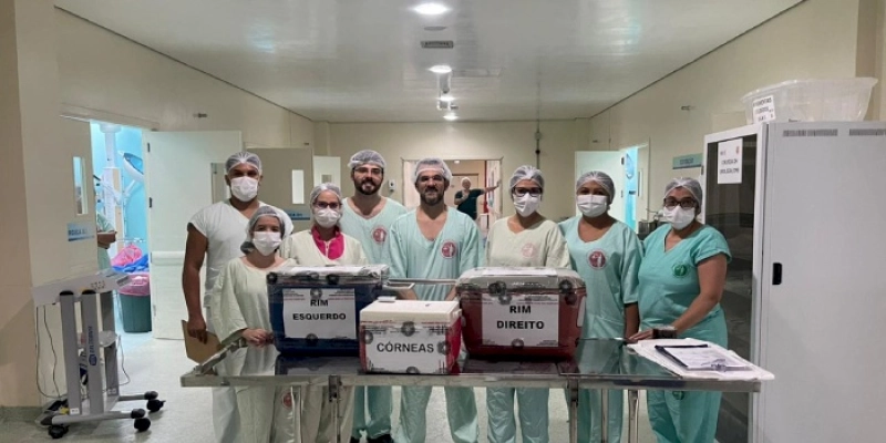 Rins e córneas doados no Hospital de Trauma de Campina Grande tiram quatro pessoas da lista de espera