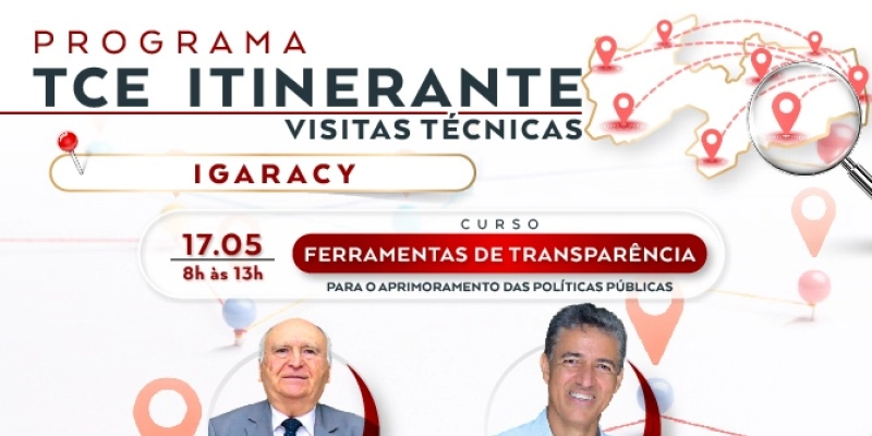 Presidente do Tribunal de Contas promove TCE Itinerante em Igaracy para fortalecer transparência na gestão pública
