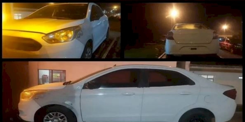 Carro roubado é recuperado pela PM durante ação