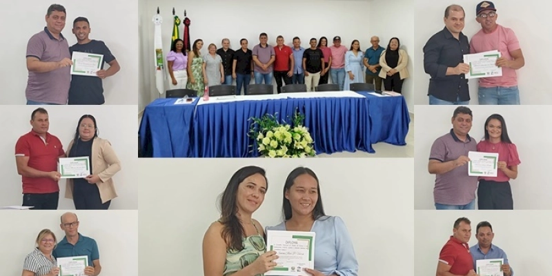 Conselheiros Tutelares de Vieirópolis foram empossados e diplomados em cerimônia solene, nesta quarta-feira (10)