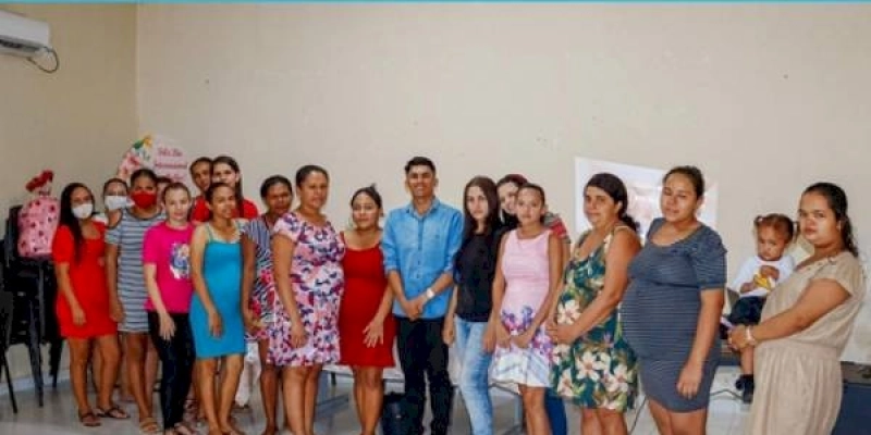 Ação Social e Saúde realizam em alusão ao Dia Internacional da Mulher uma palestra destinada às gestantes em São José da Lagoa Tapada