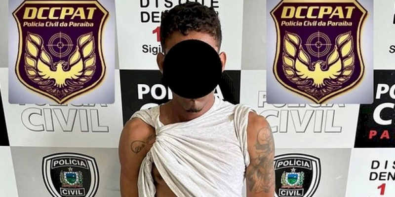 Jovem foragido da justiça do RN acusado de roubo majorado é localizado e preso, na Paraíba