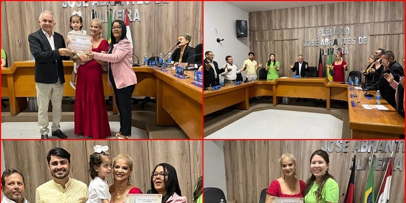 Câmara de Vereadores do Lastro concede Título de Cidadã à secretária de saúde Bia Tavares