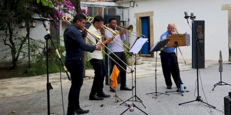 Corredor Turístico apresenta J. Pistão e naipe de Trombones da Rubacão Jazz nesta quarta-feira