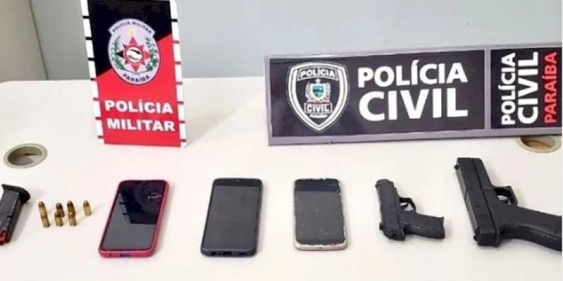 Ação conjunta entre a Polícia Militar e Polícia Civil cumpre quatro mandados de prisão em município paraibano 