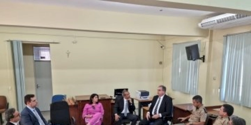 Corregedores visitam Comarca de São Bento e tratam sobre melhorias para a unidade